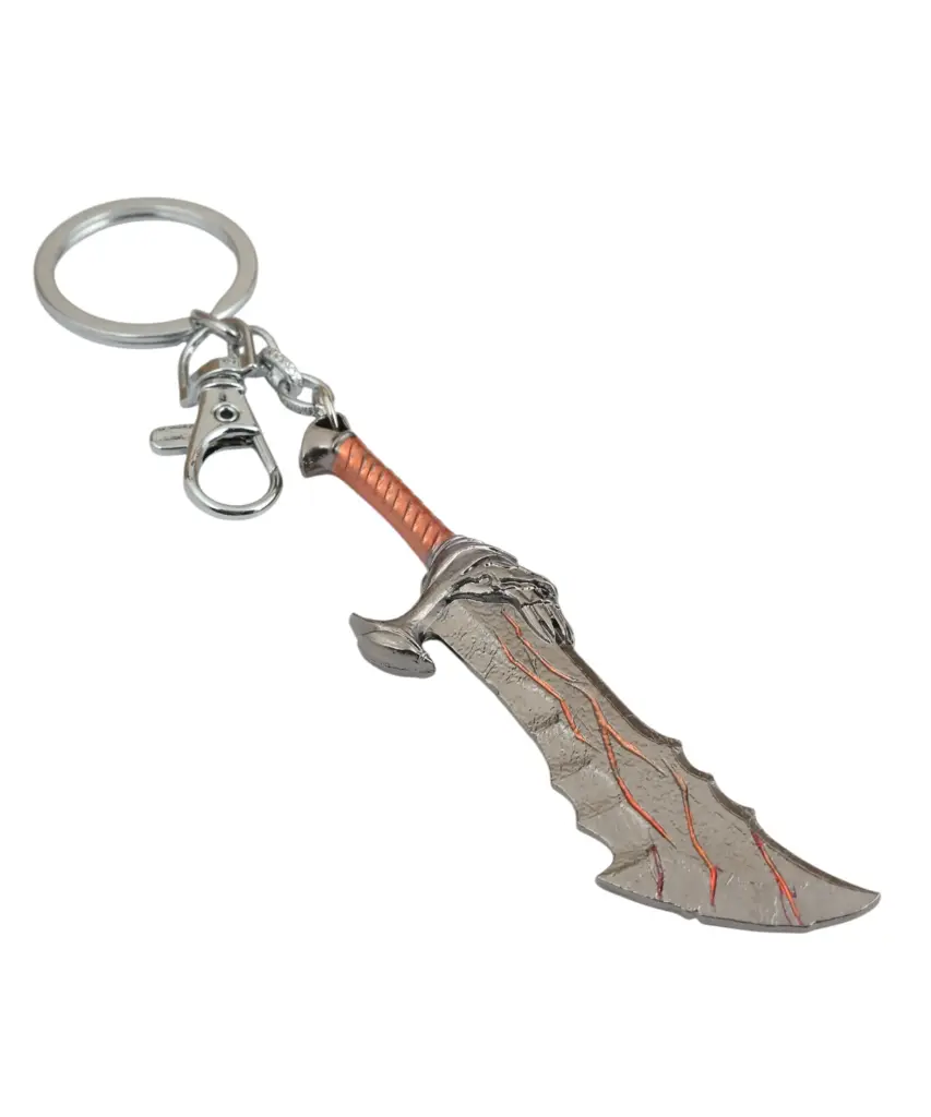 Blades of Chaos (Kratos Weapon) God Of War GOW Metal Sword Keychain Heavy And Strong 