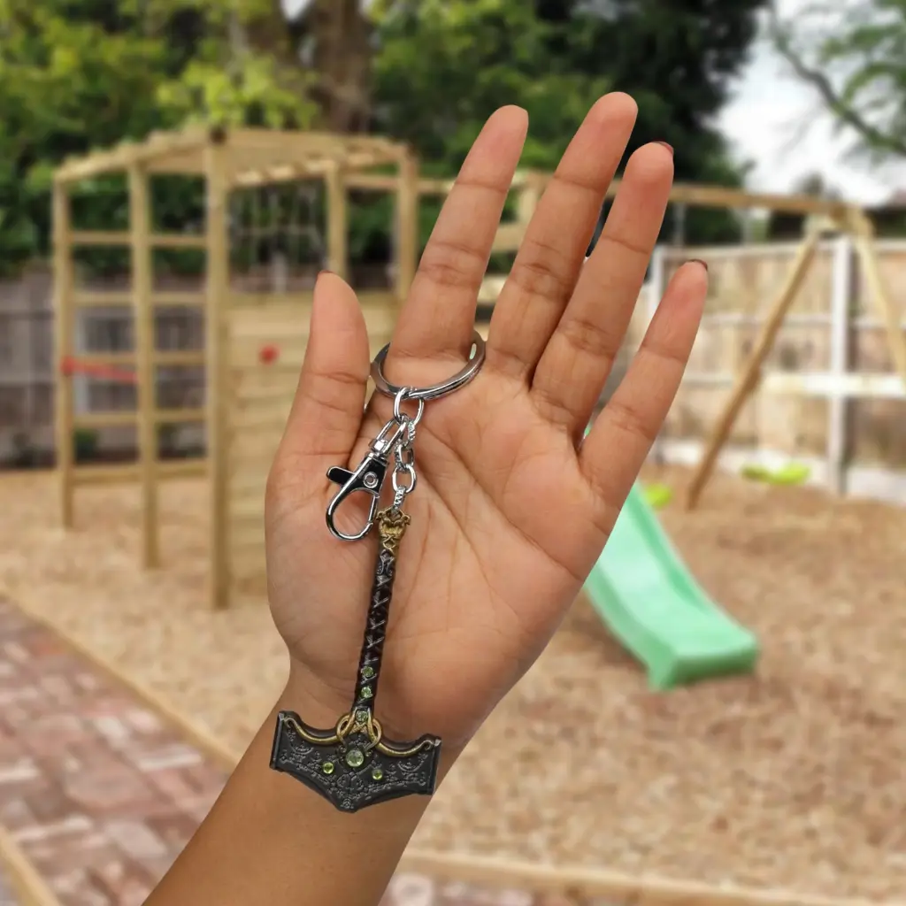 Mjolnir (Thor’s Hammer) God of War Metal heavy Strong Keychain