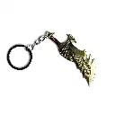Blades of Chaos (Handheld Version) Light God of War metal keychain