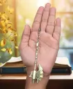 Golden War Axe Keychain | Medieval Warrior Weapon Replica | Antique Metal Collectible Key Ring | Premium Edition