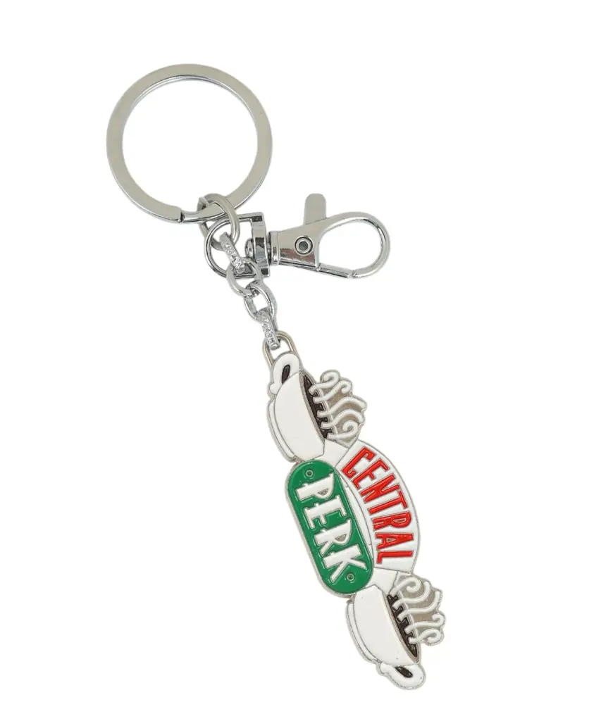 [Friend Logo] Central Perk Keychain | Friends TV Show Collectible | Metal Logo Key Ring for Fans | Premium Gift Accessory