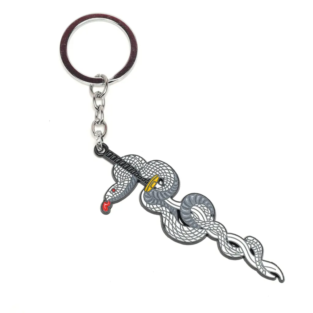 Stealth Snake Sword Metal Keychain – Metal Gear Inspired Design