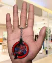 Spider-Man In Action Rotating keychain | Avengers marvel Rotating Key rings 