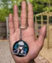 Gojo Sotaru Finger Cross Infinity Sorcerer Keychain | Jujutsu kaisen Anime key rings 