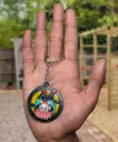 Yuji Itadori Cursed Energy Fighter Keychain | Jujutsu kaisen Revolving Key rings 