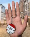 Hidden Leaf Village (Konoha) Cut Leaf Rotating Metal keychain | Naruto Anime Metal Revolving keychain 