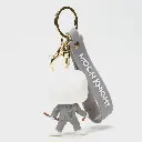 Stylish Superhero Keychain | Premium Grey Silicone Tag | Cute Action Character Keychain for Bags, Bikes & Cars | Daiyamondo