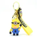 Minion With Single Eye And 3 Finger Looking Perfect For Minions Lover | Fun Character Keychain for Bags, Bikes & Gifts | Daiyamondo