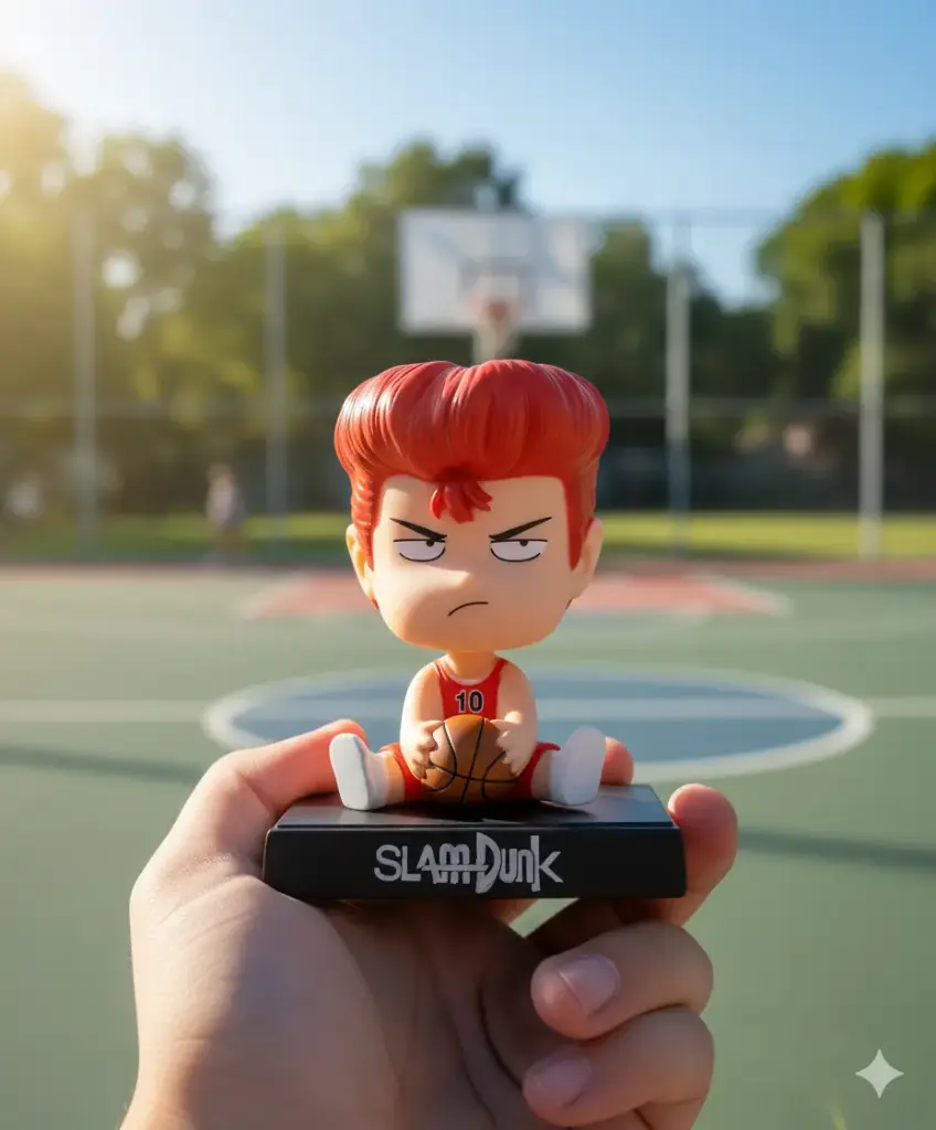Power Forwarded Slam Dunk Hanamichi Sakuragi Bobblehead 