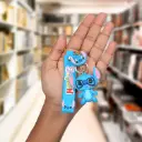 Stitch Figure Keychain with Blue Glasses/Goggles | Disney Lilo & Stitch Accessory on Blue Logo Strap | Cute Alien Key Ring