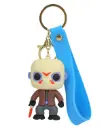 Jason Voorhees Figure Keychain with Hockey Mask & Knife | Friday the 13th Horror Accessory on Blue Wrist Strap | Horror Icon Collectible