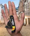 Lord Shiva Face Keychain / Mahadev Figure with Om Mahakal Logo Strap | Hindu Religious Accessory & Bhole Baba Gift