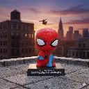 The Amazing Sitting SpiderMan Bobblehead | Marvel Super Hero |