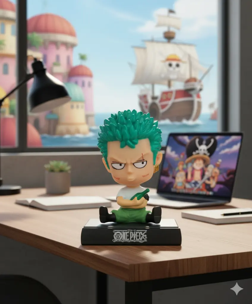 [Zoro Bobblehead] Roronoa Zoro One Piece Bobblehead | Swordsman Anime 