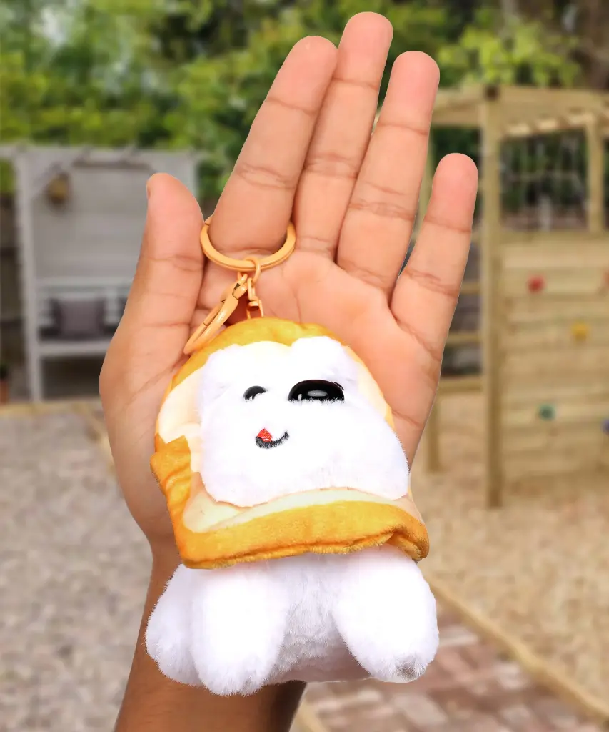 Adorable Lion Hooded Puppy Plushie | Small Fuzzy White Dog in Orange Lion Mane Stuffed Animal for Backpack