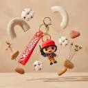 Stranger Things Dustin Henderson 3D Silicon keychain