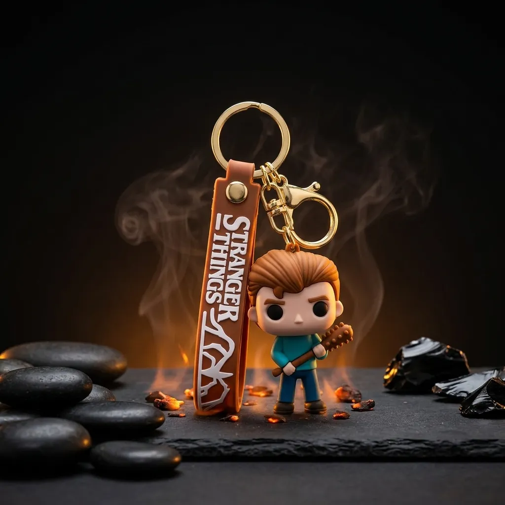 [Steve 3d keychain] Stranger Things Steve Harrington 3D keychain