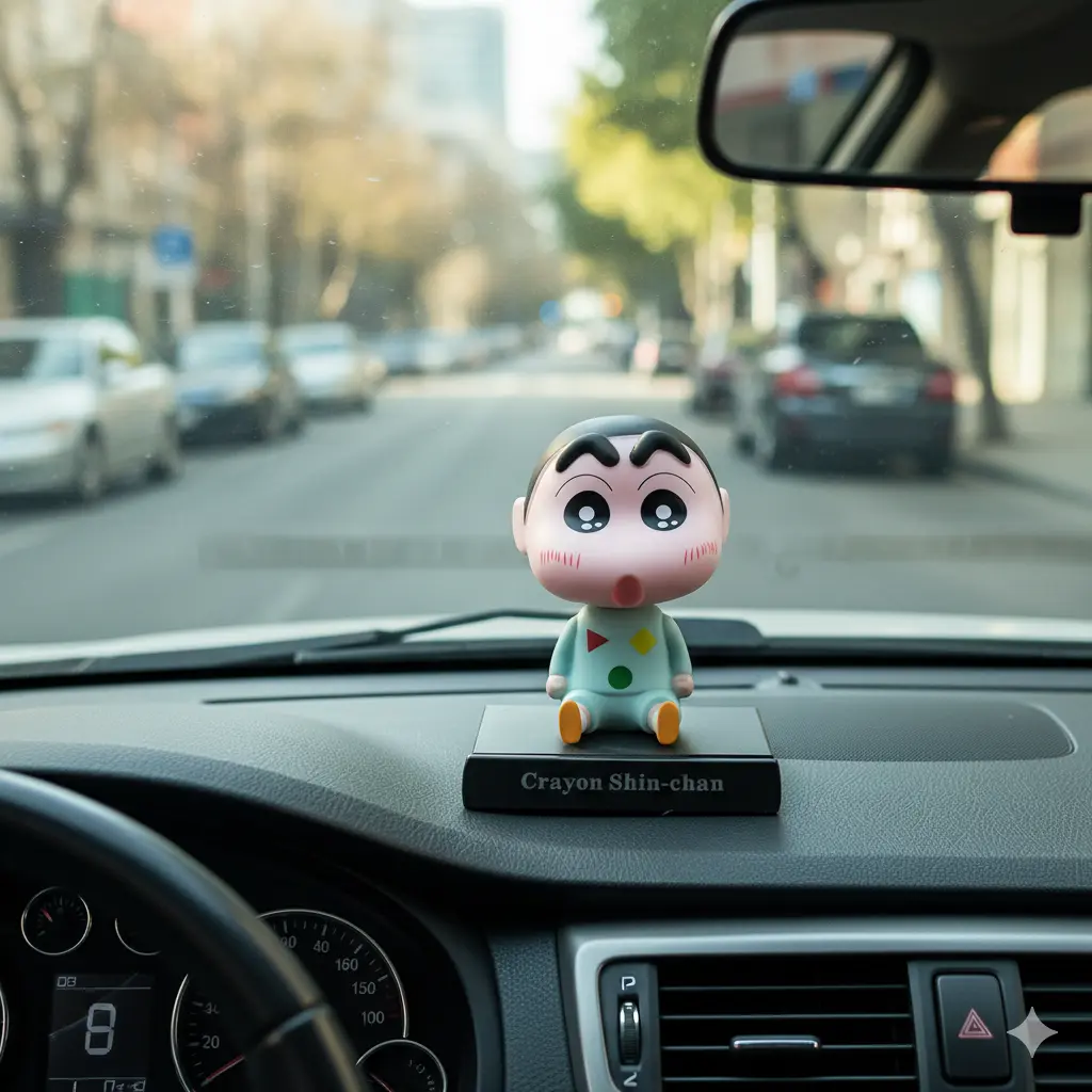 [Sleeping Clothes Shinchan Bobblehead] Shinchan in Nigh Suite Bobblehead | Famous Cartoon Bobblehead 