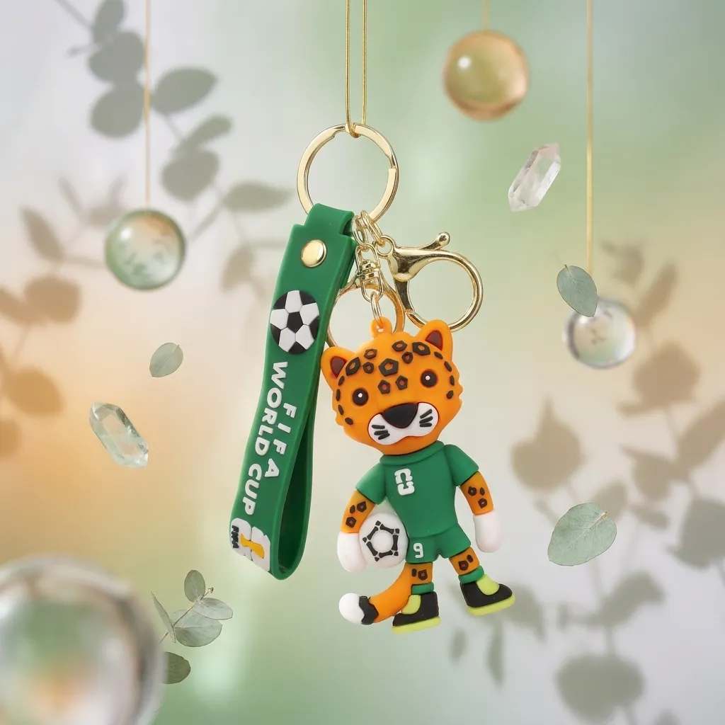Zayu official host nation mascot for the FIFA World Cup 2026 in Mexico 3D keychain
