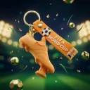 Shoes Football Themed FIFA World Cup 2026 3D Football keychain