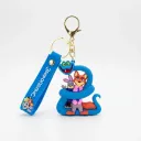 Zootopia Bunny And Fox Inside Snake 3D keychain