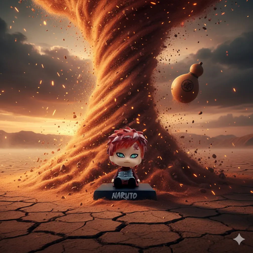 [Gaara Bobblehead] Gaara Of Desert Bobblehead | Naruto Anime Bobblehead