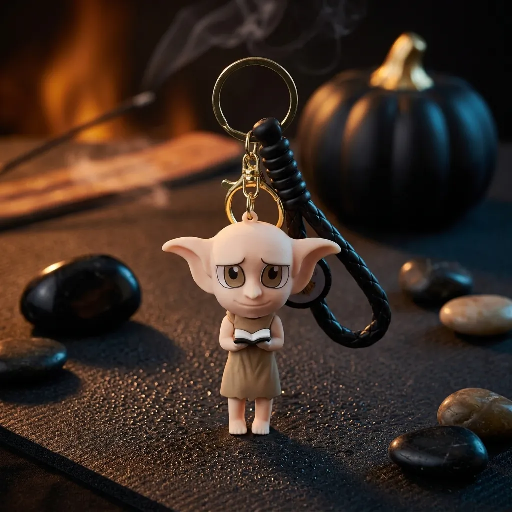 Harry Potter House-elf Dobby 3d keychain