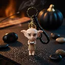 Harry Potter House-elf Dobby 3d keychain