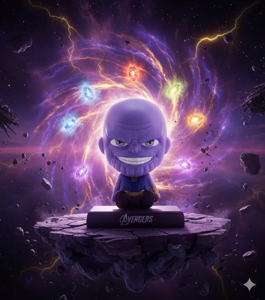 [Thanos Bobblehead] Thanos Super Villain Bobblehead | Marvel Comic Super Hero bobblehead