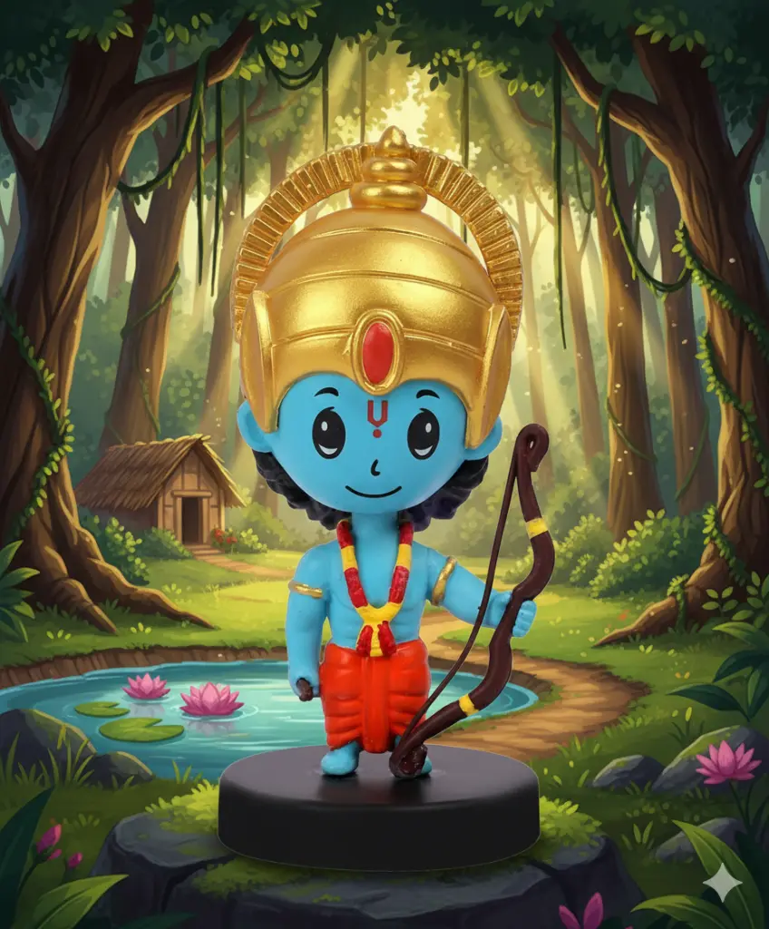 [Ram Ji Bobblehead] Lord Ram Ji Bobblehead | Dusshera Special | Divine Collectible 