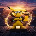 Pikachu Pokemon In Naruto Form | Anime Lover | Home Decor 