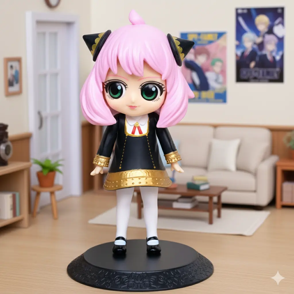 [Anya Spy x Action Figure] Anya Forger Spy X Family | 15 Cm Action Figure | Desk, Room Decoration 