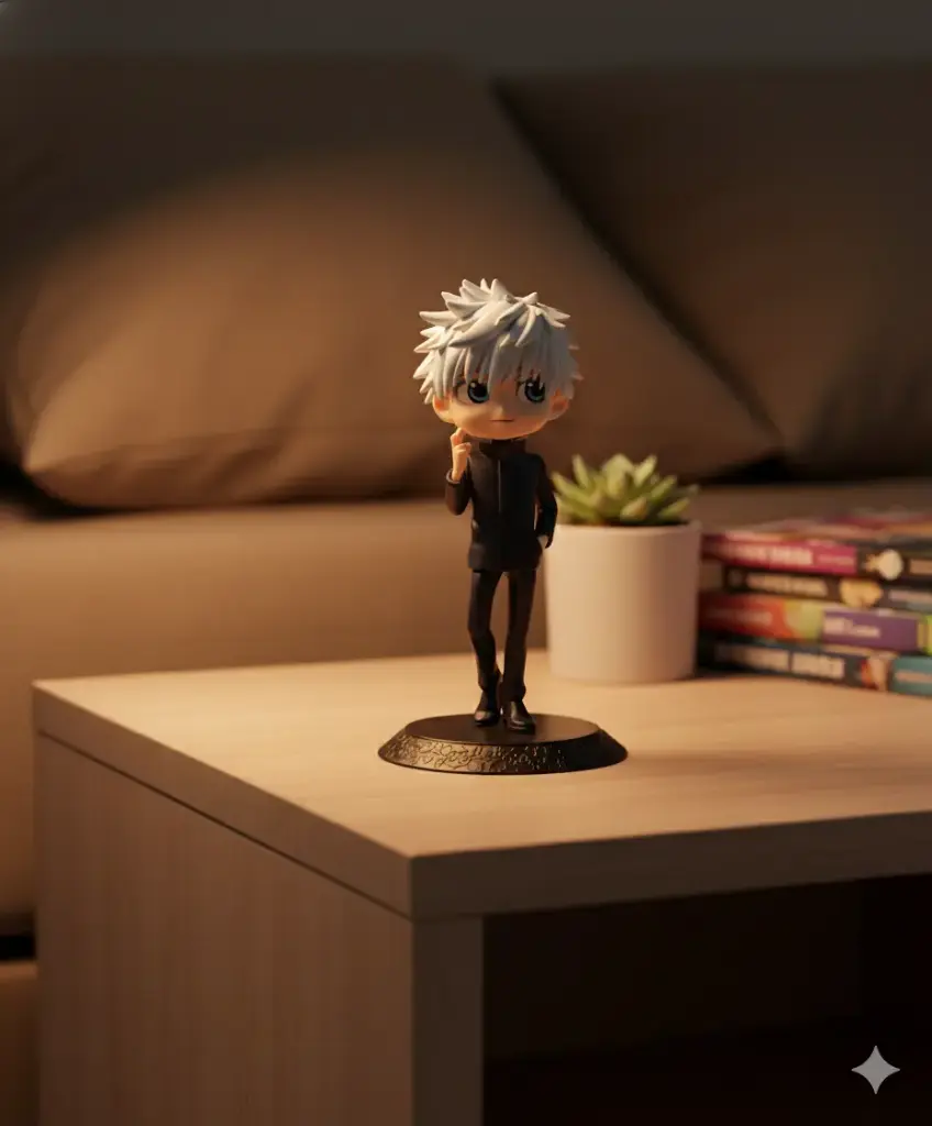 [Gojo Without Strap Qposcket Action Figure] Sotaru Gojo Jujutsu kaisen Anime Without Strap | 15cm Action Figure 