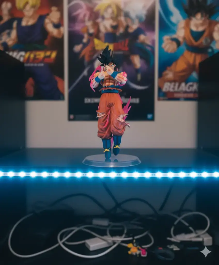Goku Super Saiyan God Kioken Form Action Figure 
