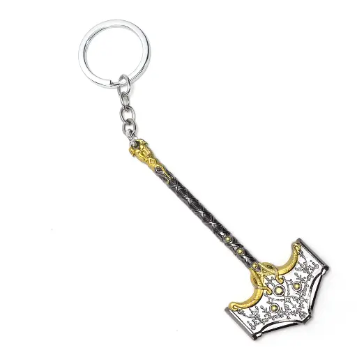 Mjolnir (Thor’s Hammer) God of War Light Metal Keychain 