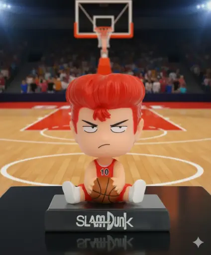 Slam Dunk Basketball Bobblehead | Anime Sports Collectible | Desk & Car Dashboard Toy for Fans