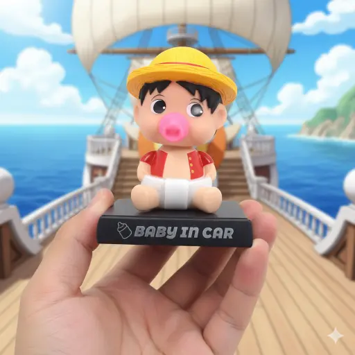 Baby Monkey D. Luffy Bobblehead | One Piece Anime Bobblehead