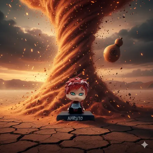 Gaara Of Desert Bobblehead | Naruto Anime Bobblehead