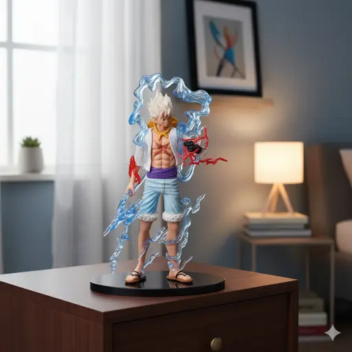 Monkey D. Luffy – Gear 5 (Nika Form) Action Figure | 25cm height 